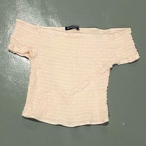 brandy melville fitted crop top